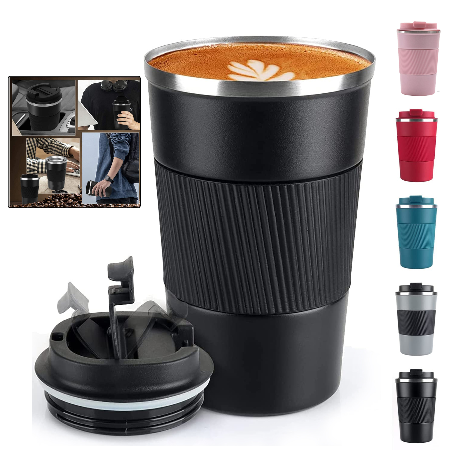 12 Oz.Insulated Coffee Travel Mug 6