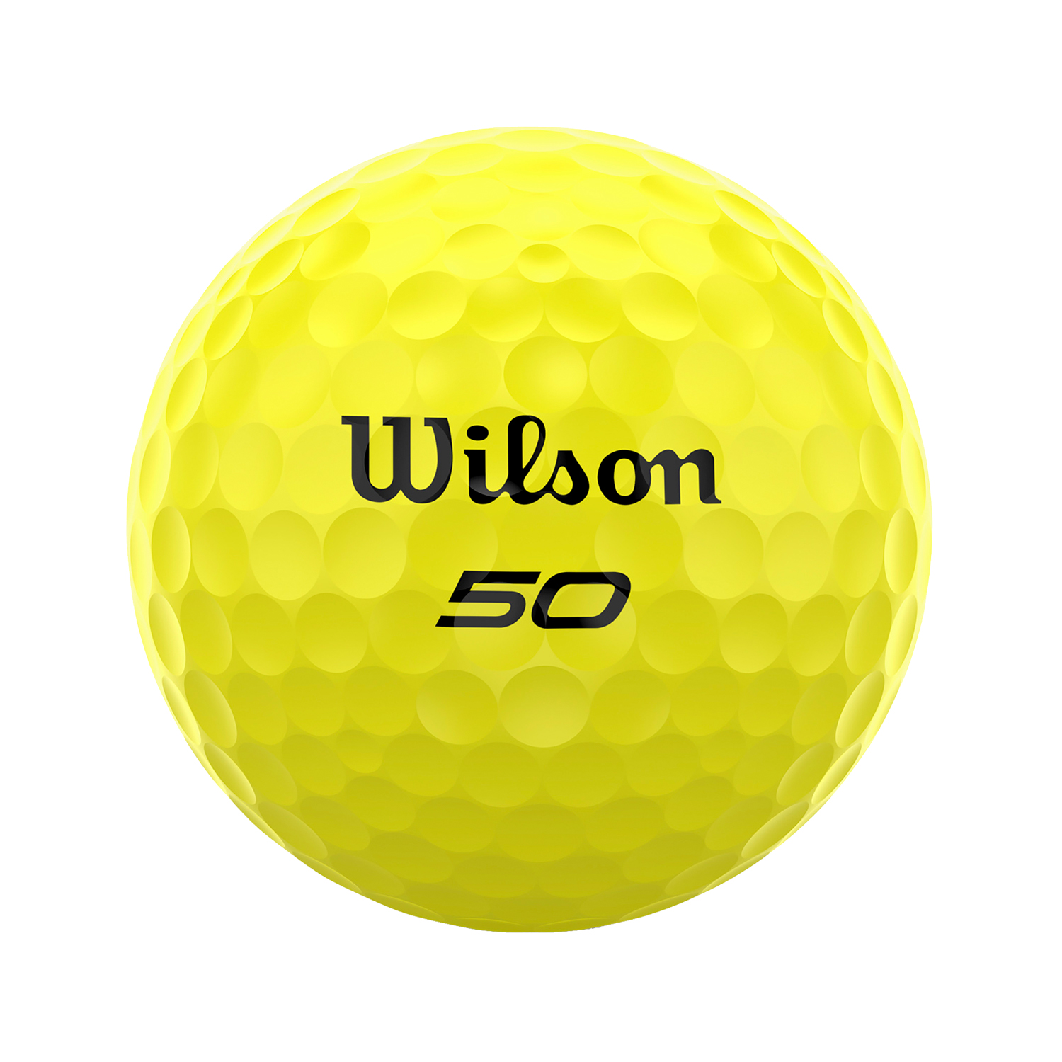 Wilson 50 Elite Yellow Golf Balls 6