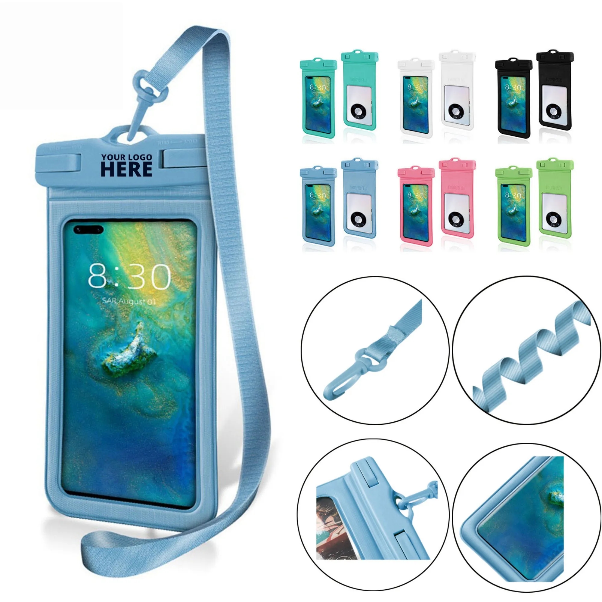 Universal Waterproof Phone Pouch With Lanyard 16