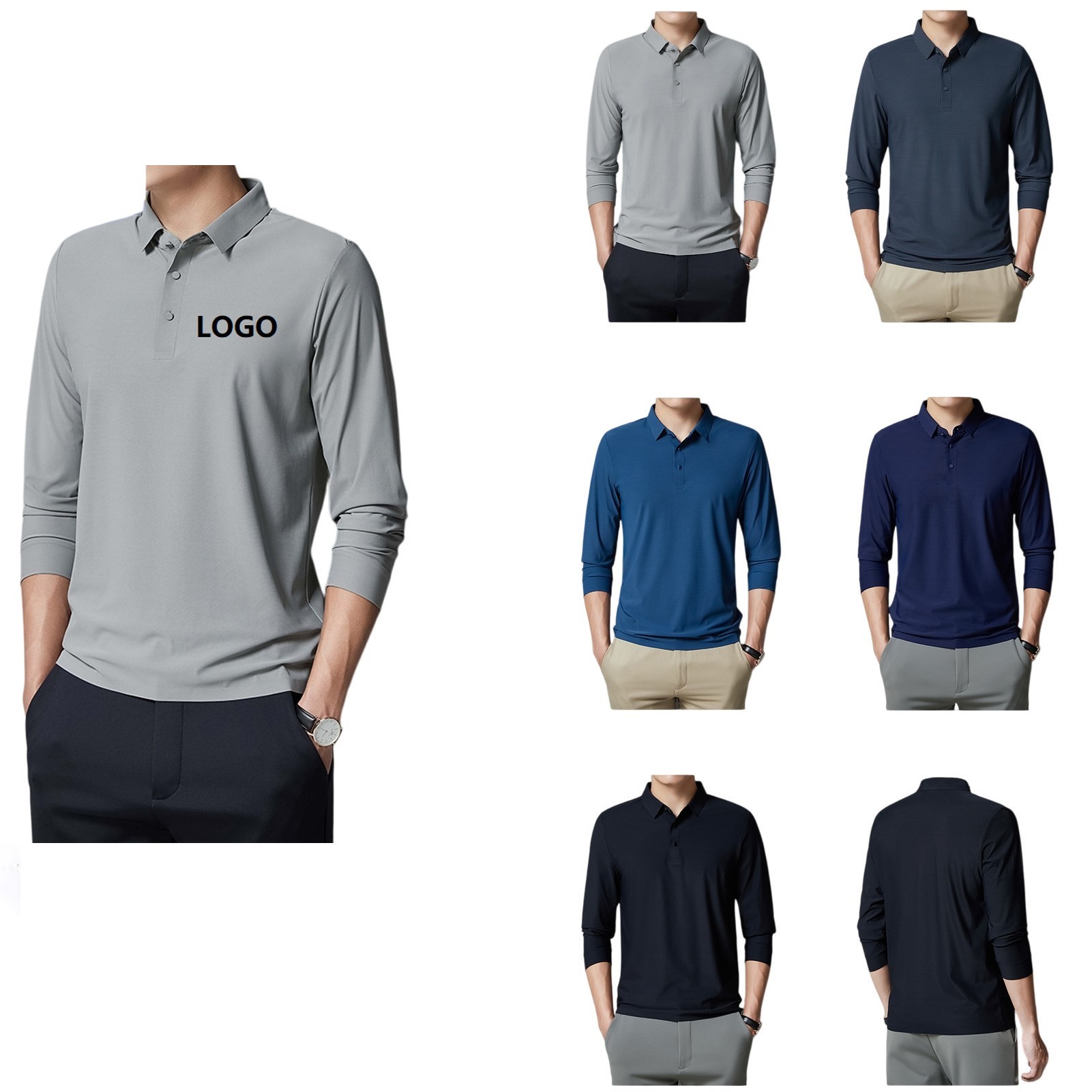 Long Sleeve Polo
