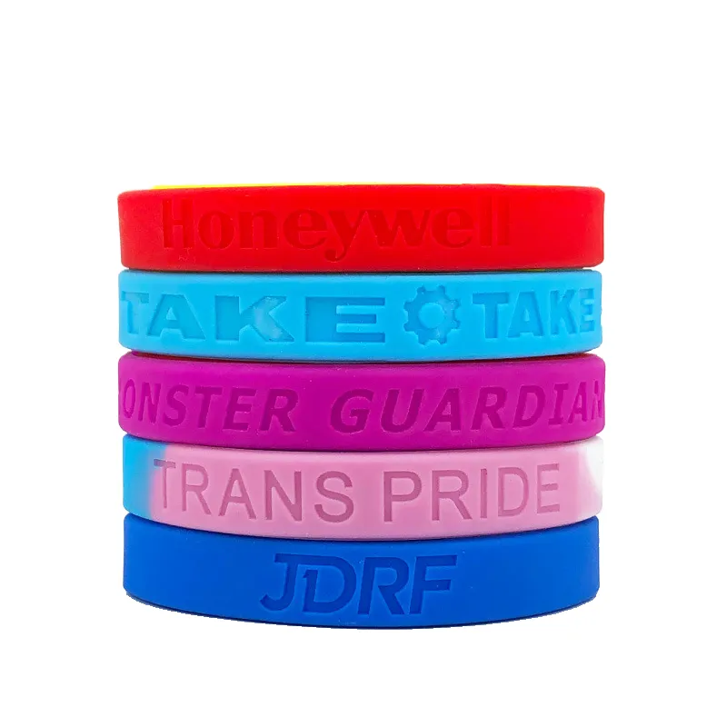 8" Circumference Silicone Wristband 6