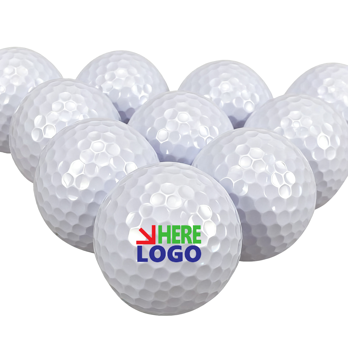 Golf 2-Layer Surlyn Long-Distance Tournament Ball 3