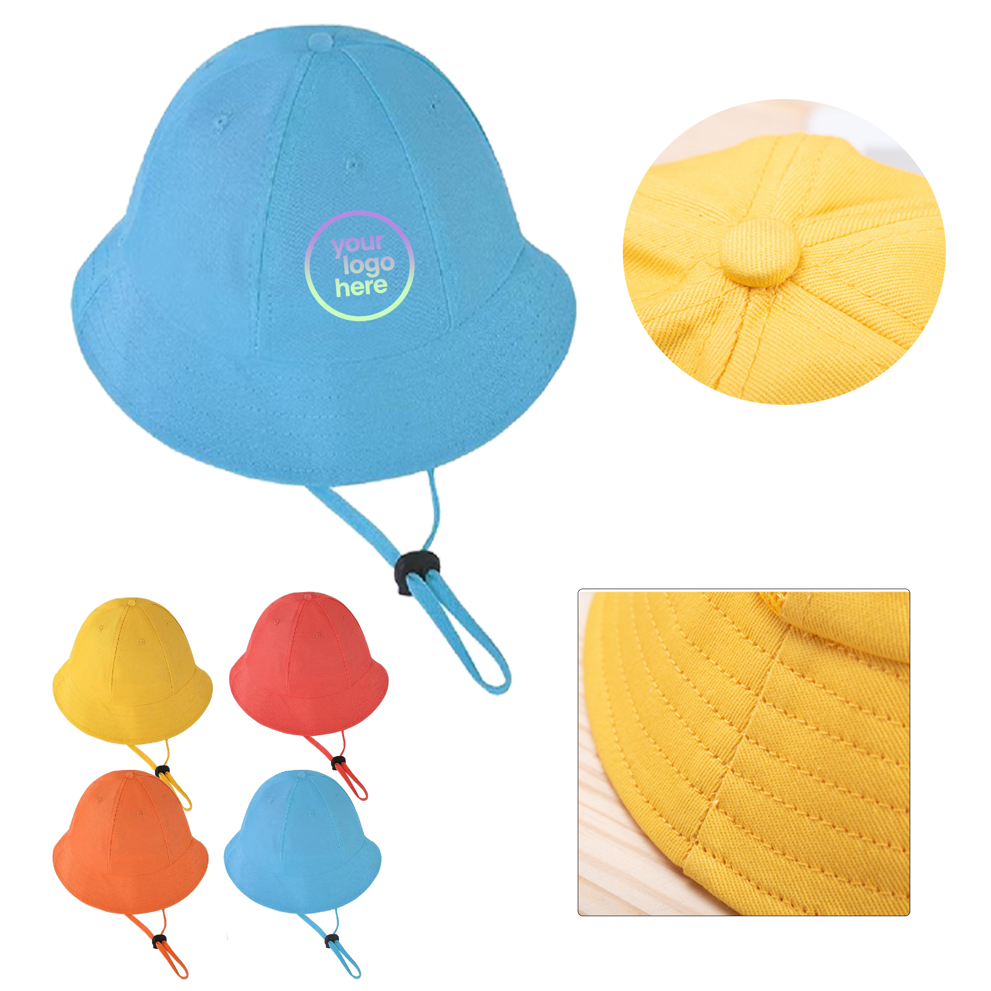 MOQ:10pcs Personalized Wide Brim Summer Hat 4