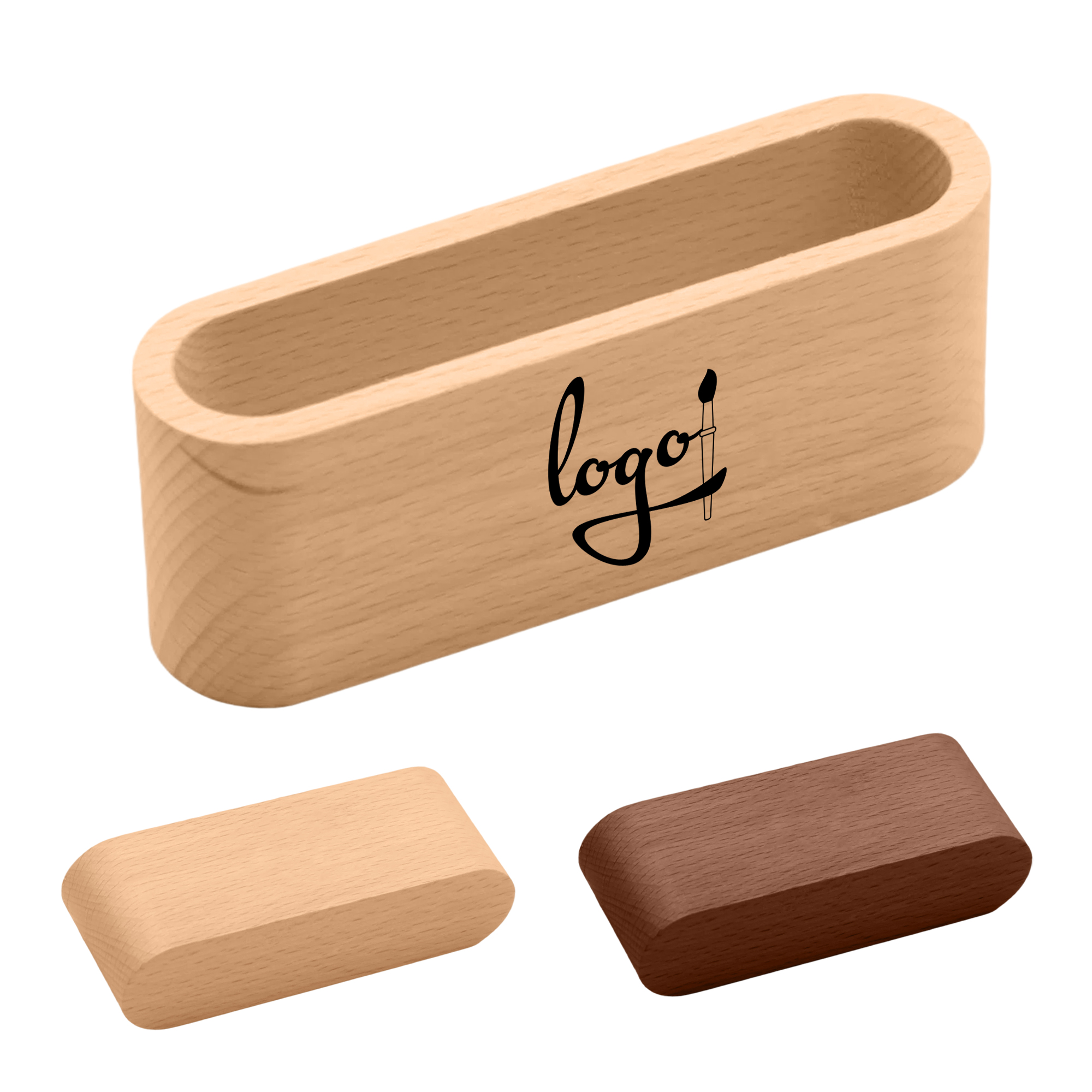 Wooden Business Card Box