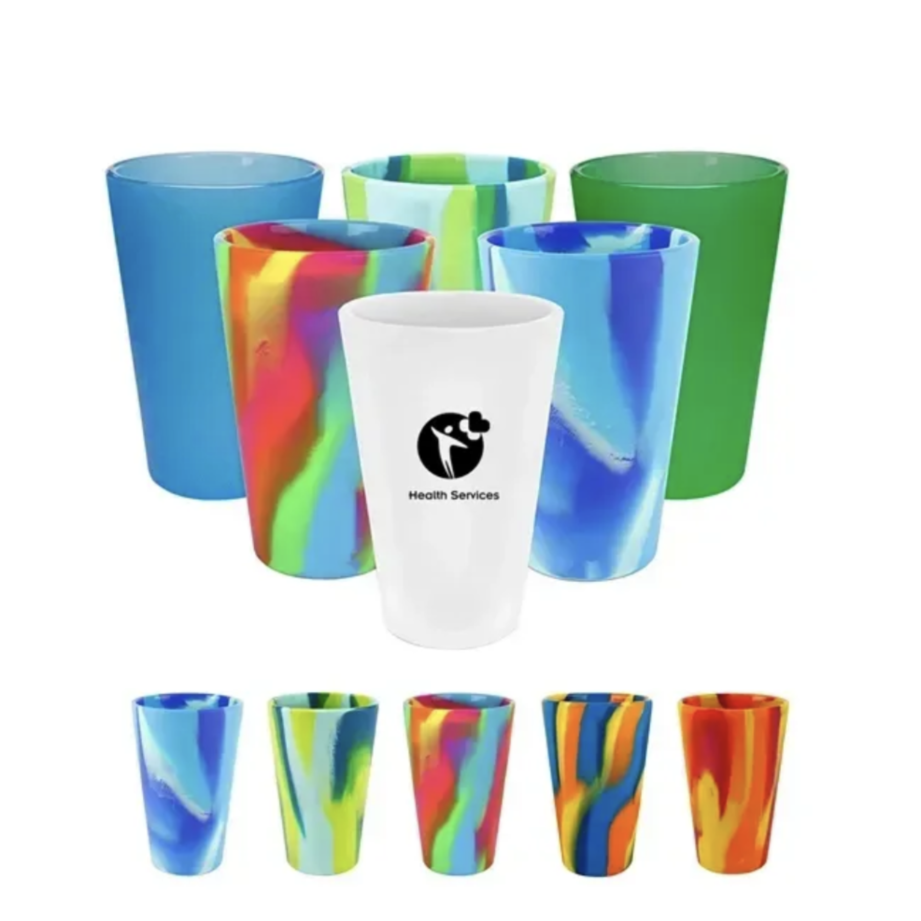 3.4 OZ Silicone Wine Pint Glass