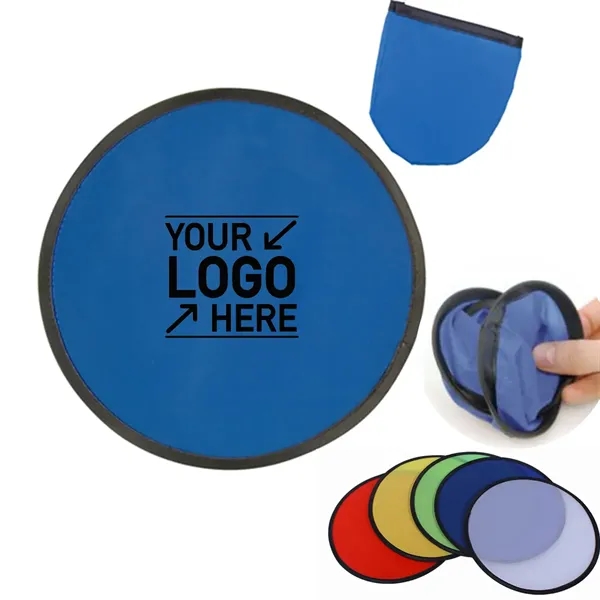 Foldable Flying Disc Polyester for employee onboarding gifts