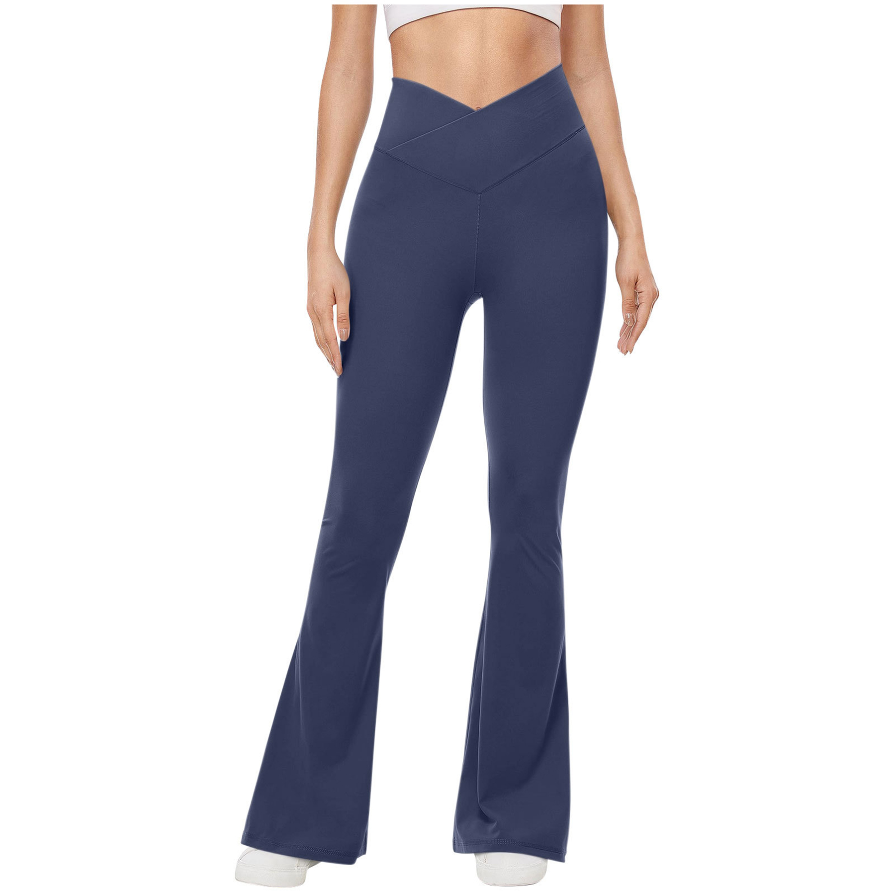 High Waisted Flare Leggings Yoga Pants 42