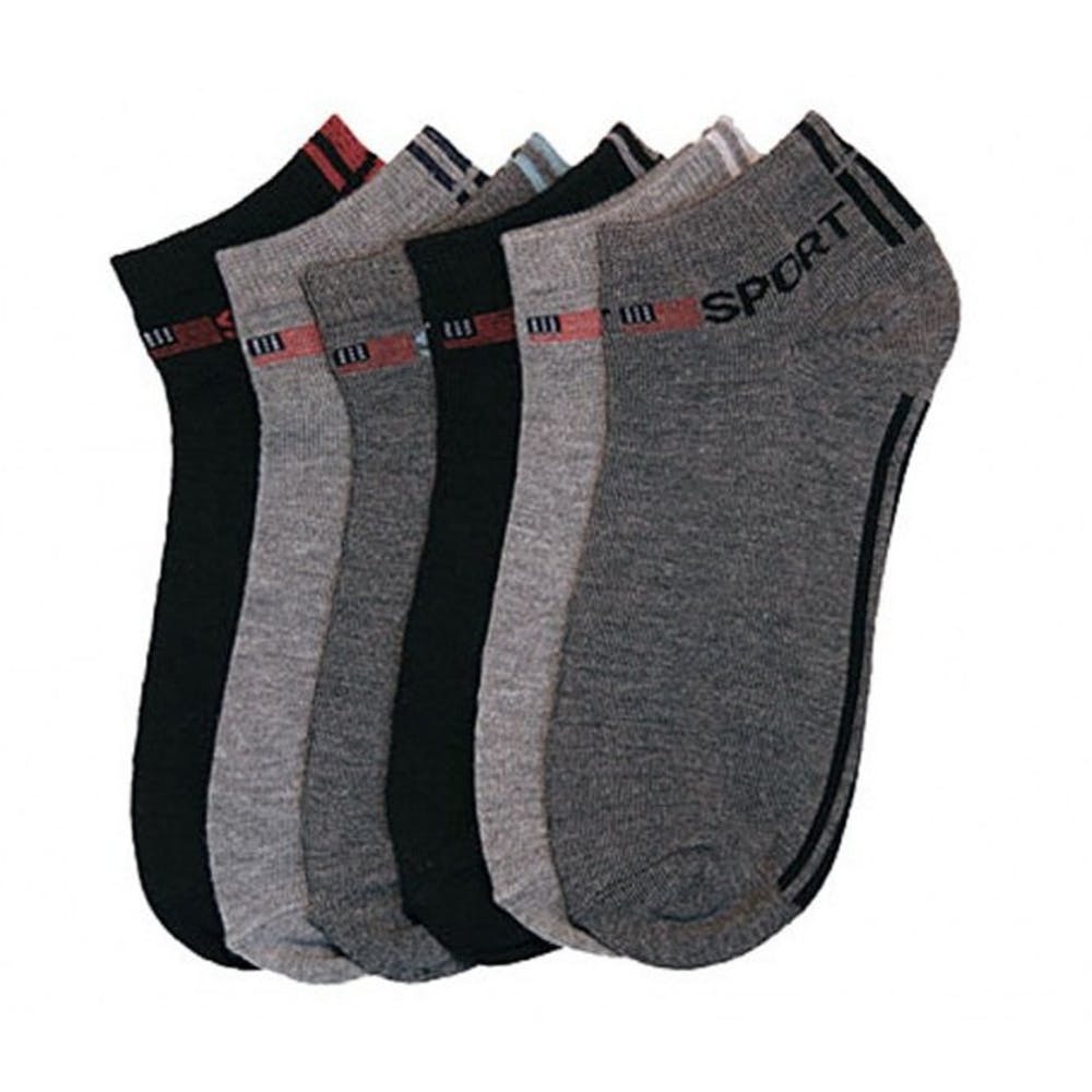 Adult Ankle Socks - Sport 3 Colors 9-11 3 Pack 3