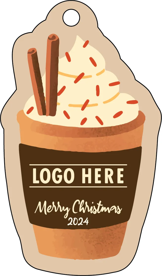 Full Color Acrylic Ornaments - Hot Chocolate