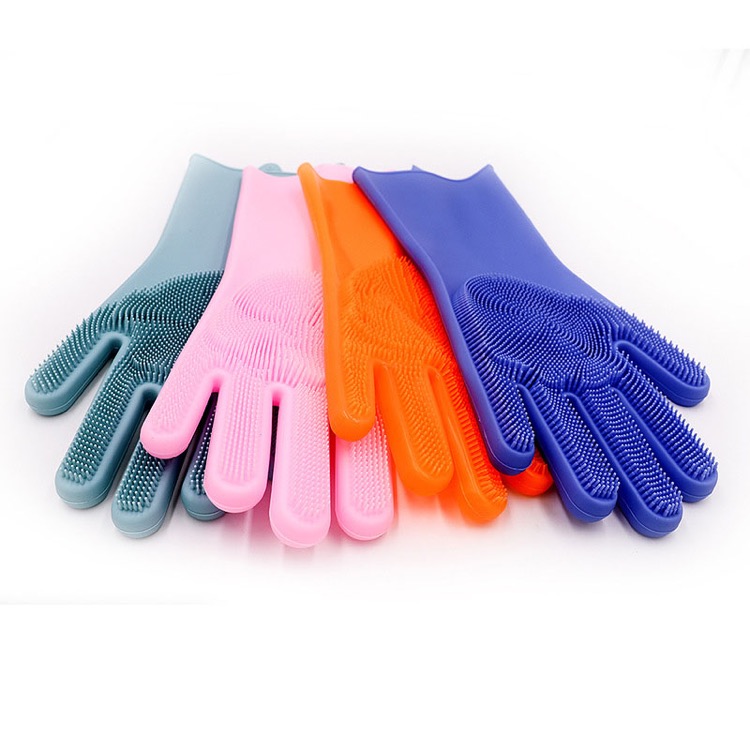 Reusable Silicone Dishwashing Gloves 5