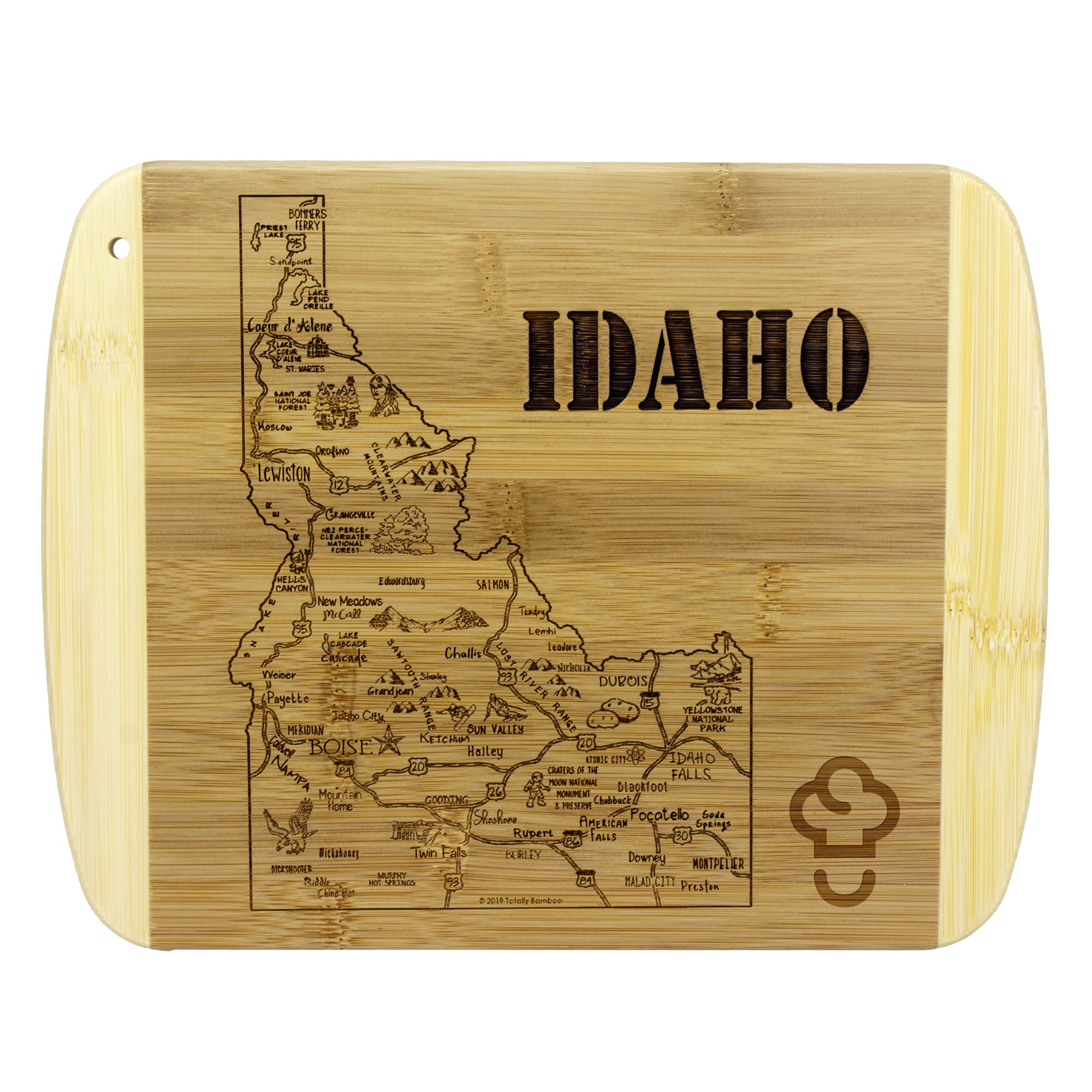 A Slice of Life Idaho Serving & Cutting Board