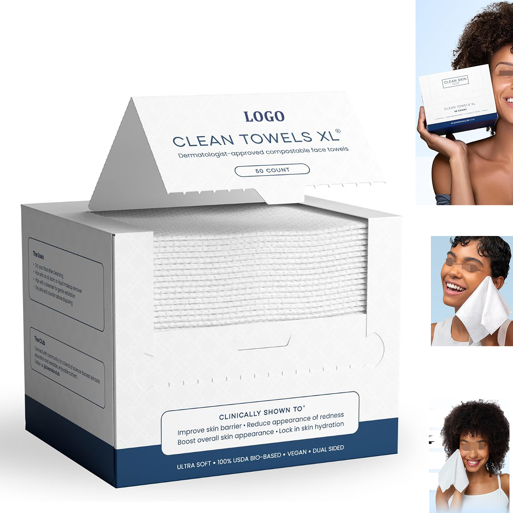 Disposable Biobased Face Towel 6