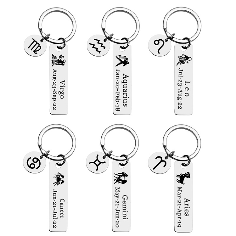 Stainless Steel Pendants Keychain