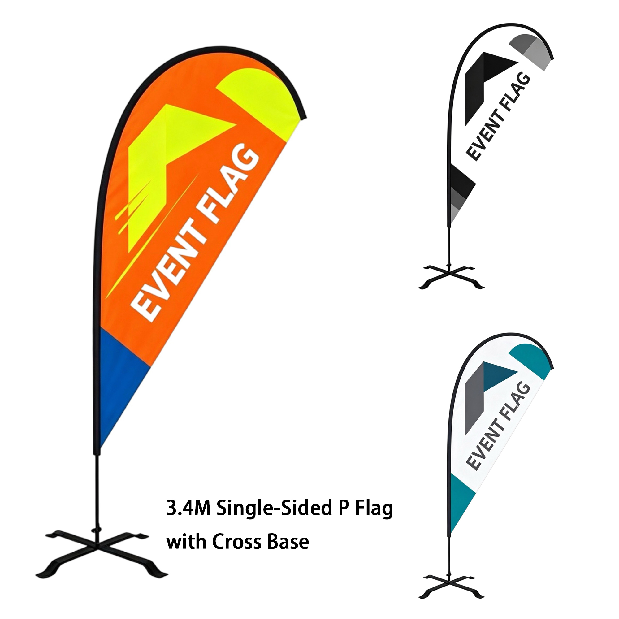 134" P Flag Cross Base 1