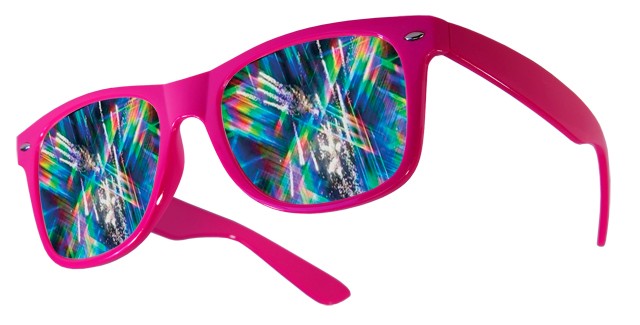 Diffraction Glasses Plastic Custom Imprint 01406 BigPromotions