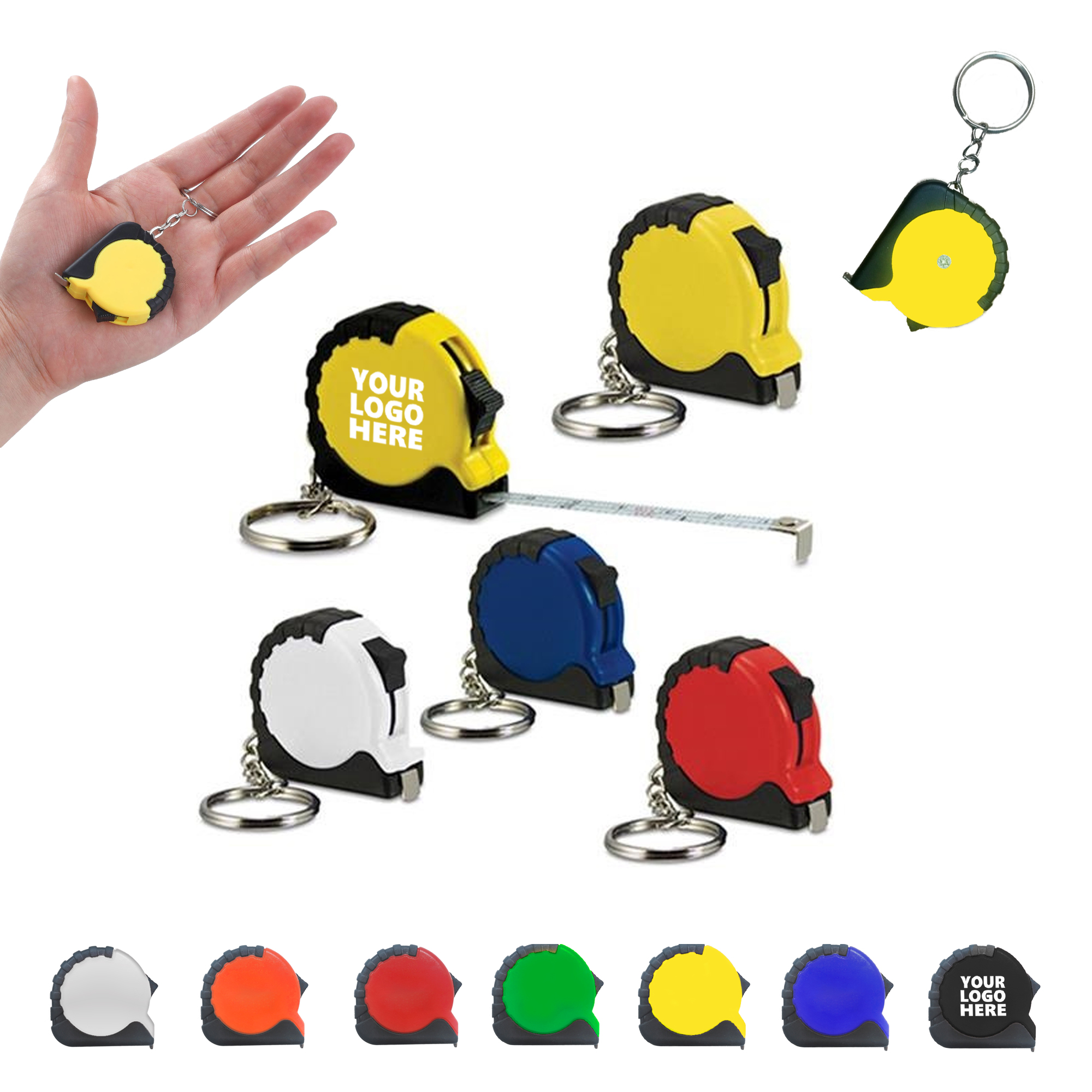 Tape Measure Key Chain