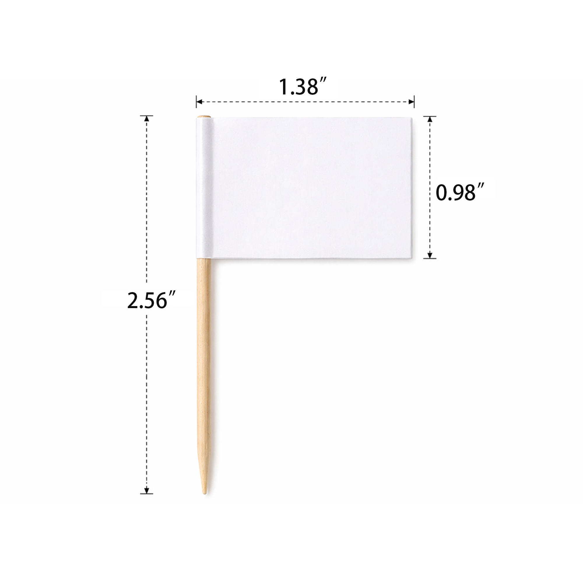 Mini Custom Full Color Logo Party Toothpick Flags 2