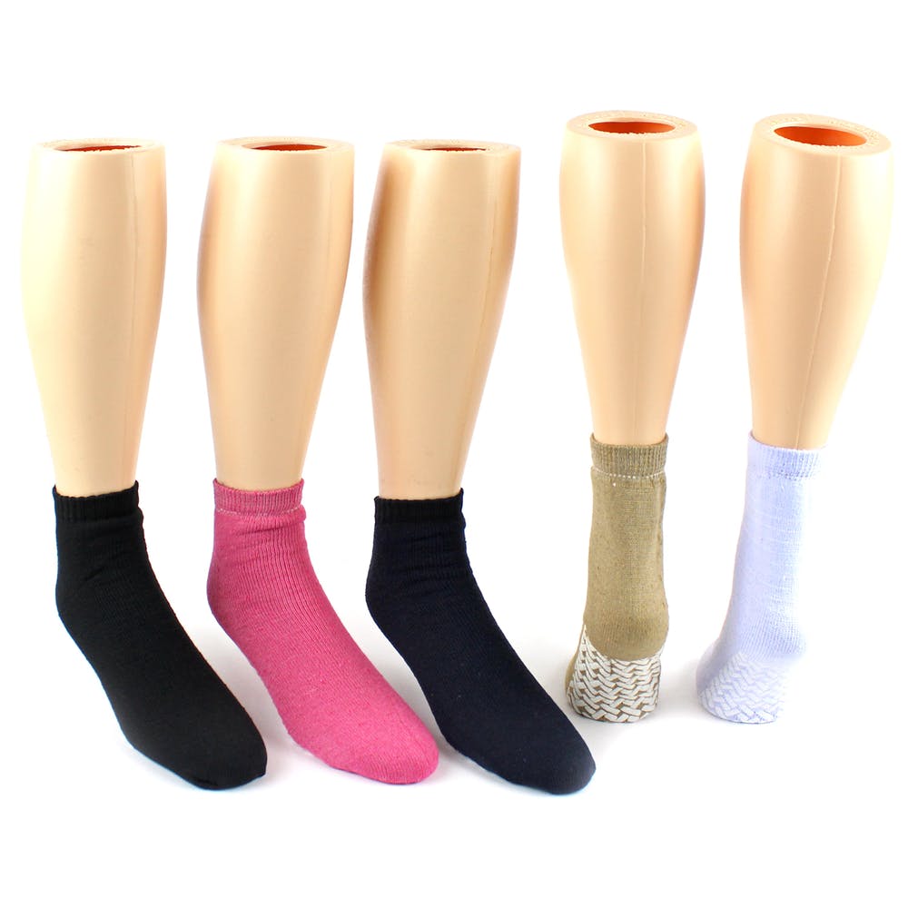 Slipper Socks - Non-Slip Grip Assorted 3