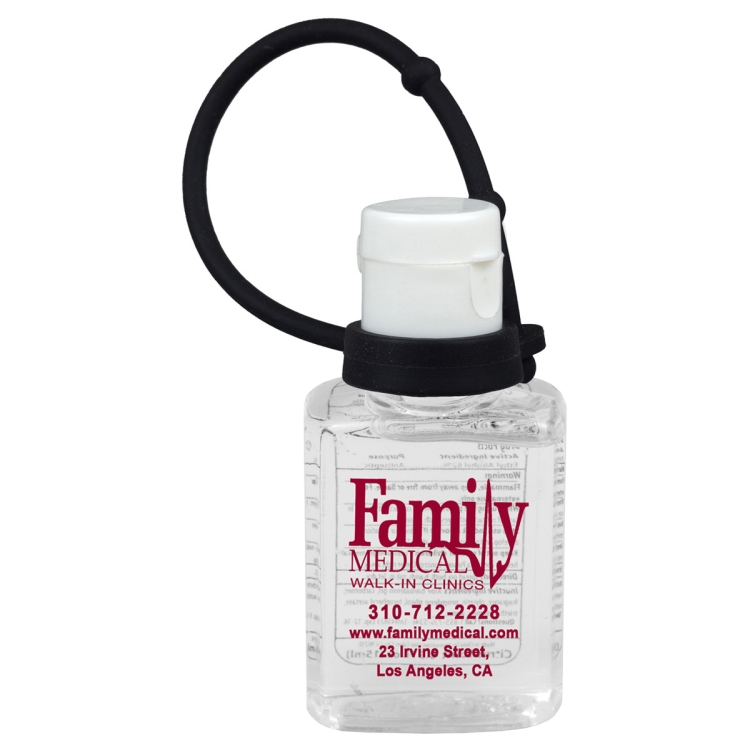 "SanPal S Connect" 0.5 oz Compact Hand Sanitizer Antibacterial Gel in Flip-Top Squeeze Bottle 13