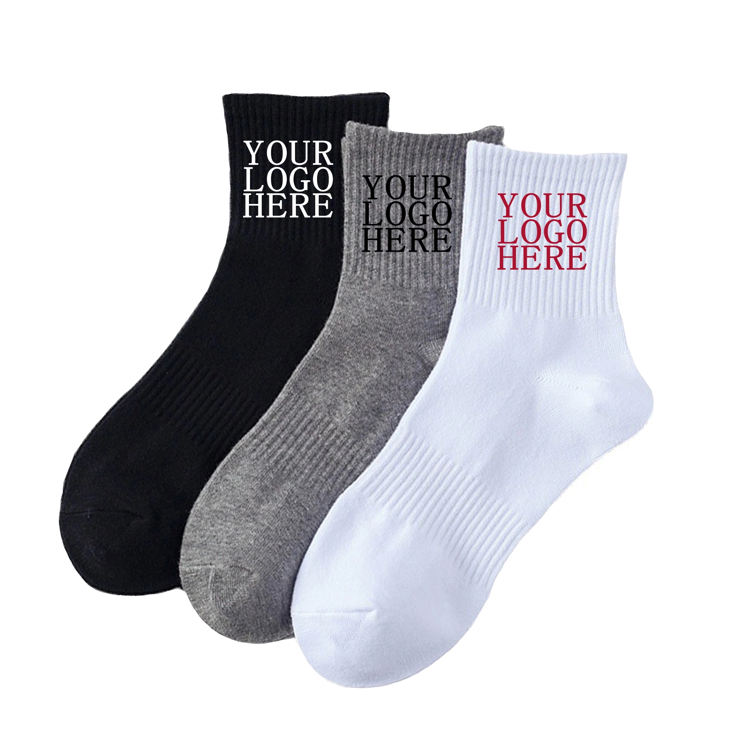 Customs Logo Socks MOQ 50PCS 4