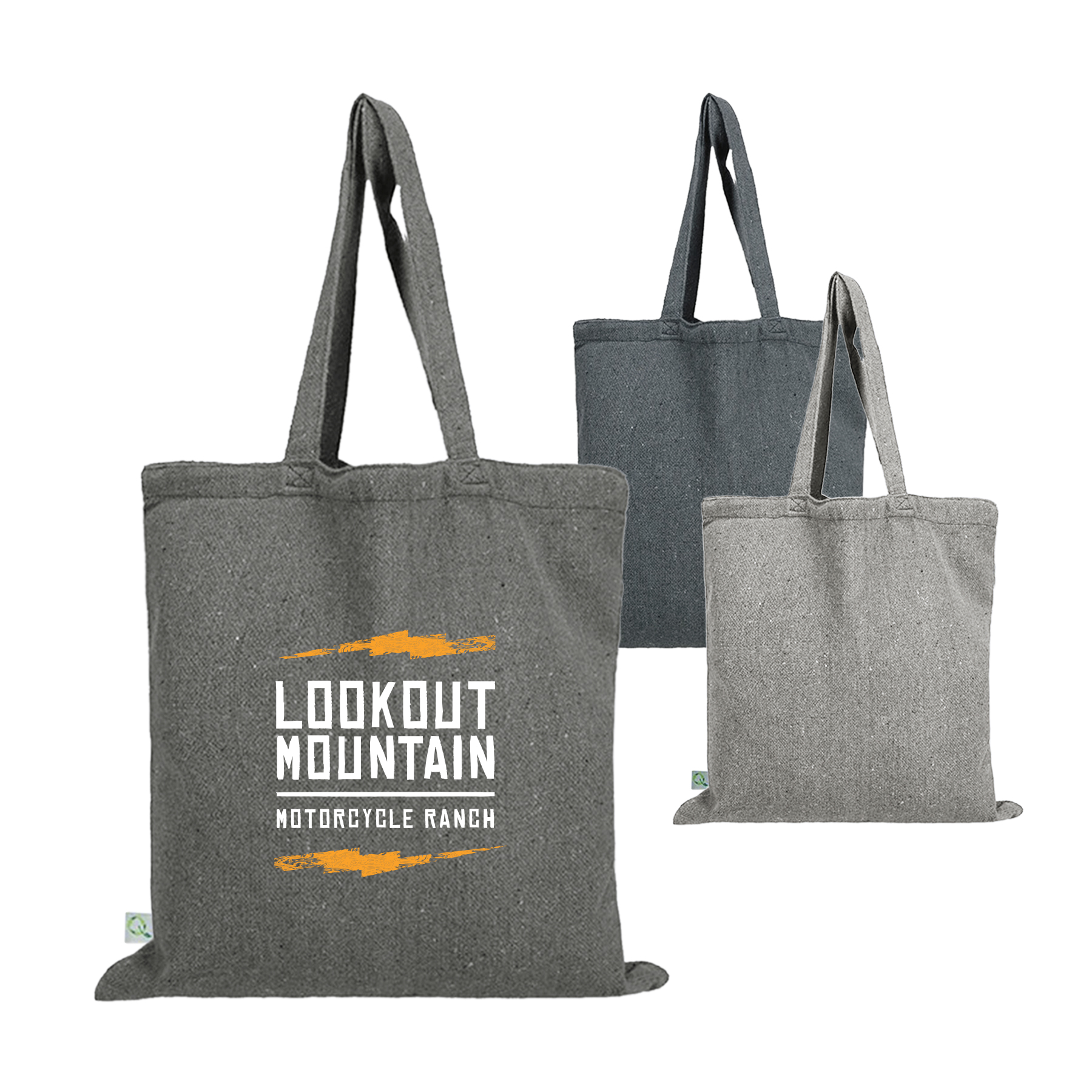 12 oz. Heavy Cotton Canvas Heather Tote Bag 14