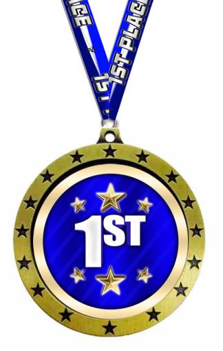 Star Bezel Medallion Holder W/ (EVENT) Stock Satin