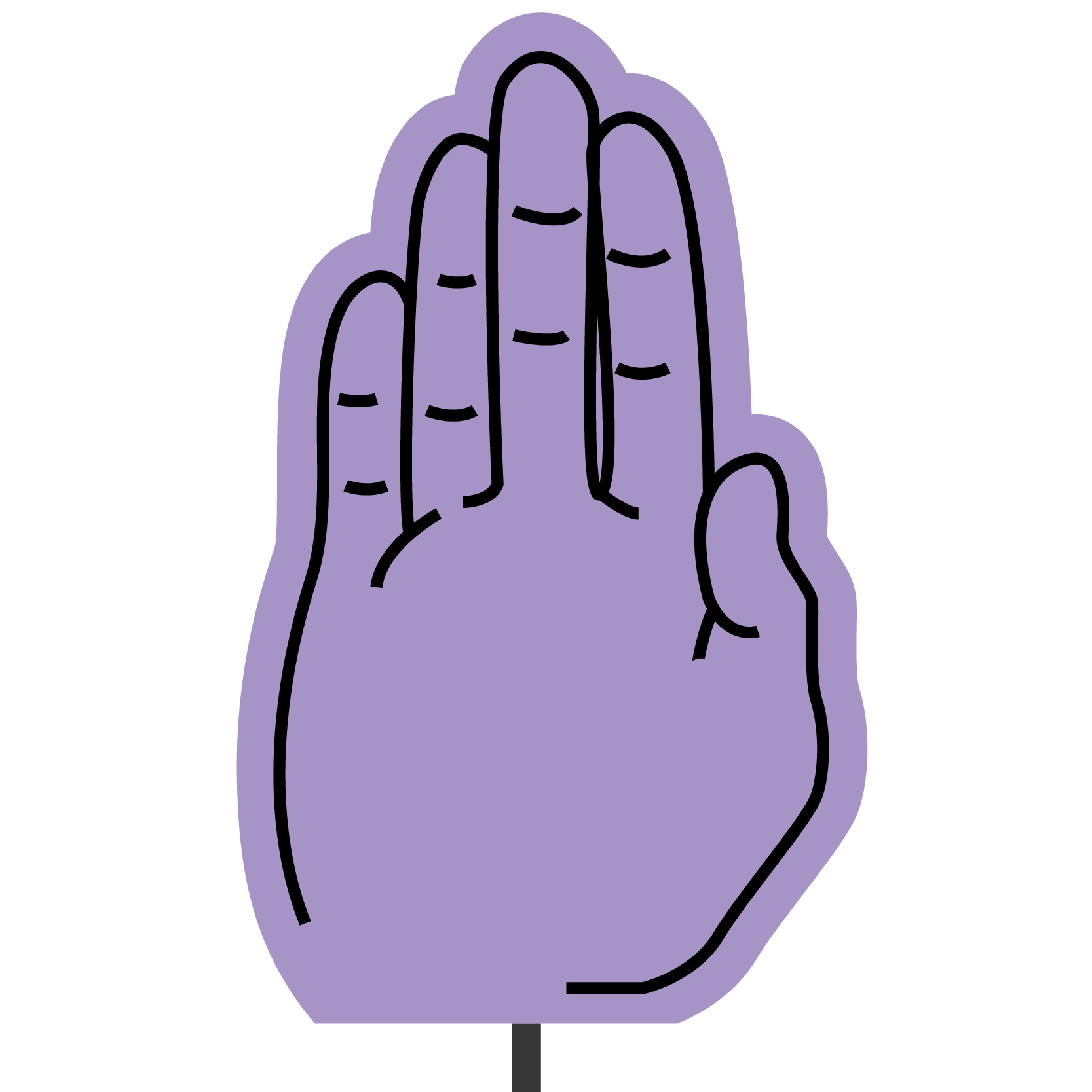 Foam Hand Topper 31