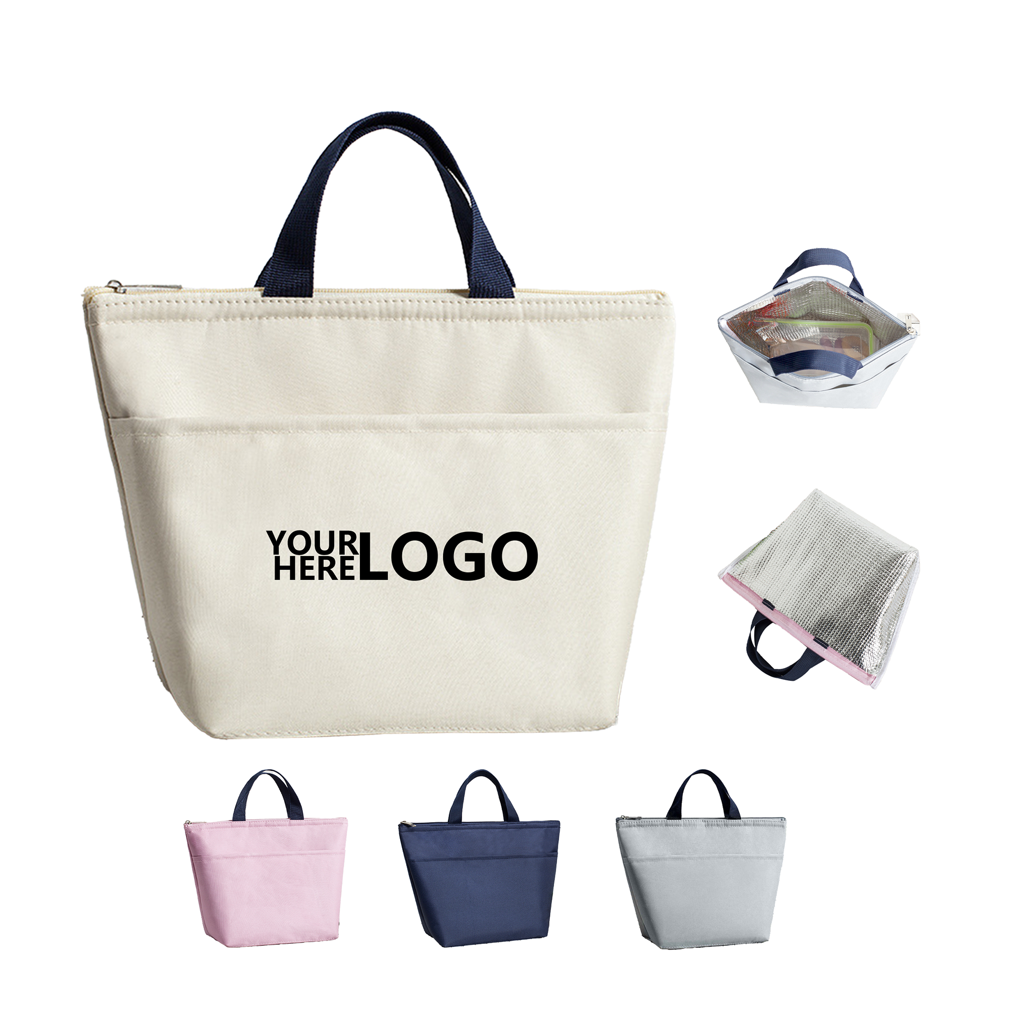 Thickened Oxford Fabric Insulated Tote Bag 3
