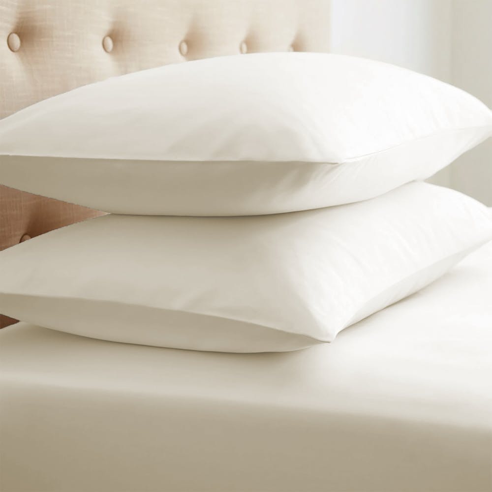 Microfiber Pillowcase Sets - Ivory Standard 2 Pack
