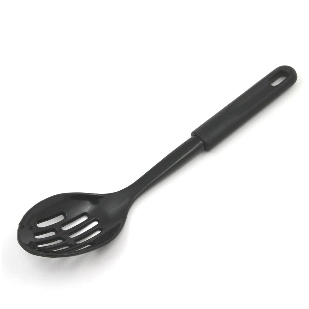 Jumbo Slotted Spoons - Black Nylon 11.5" 3