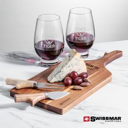 Swissmar Paddle Board & 2 Glenarden Stemless Wine Glasses - Thumbnail 4