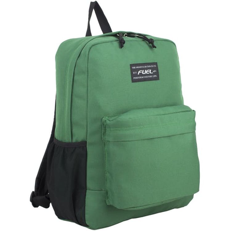 16.5" Classic Cruise Backpacks - Forest Green 2 Mesh Side Pockets 3