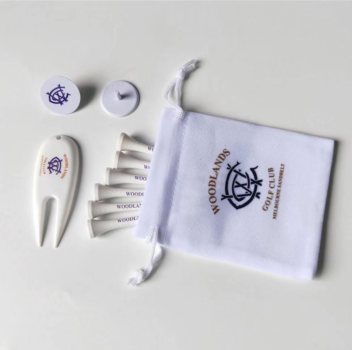 Golf Tee Holder Set