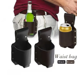 Leather Beer Holster Bottle Holders