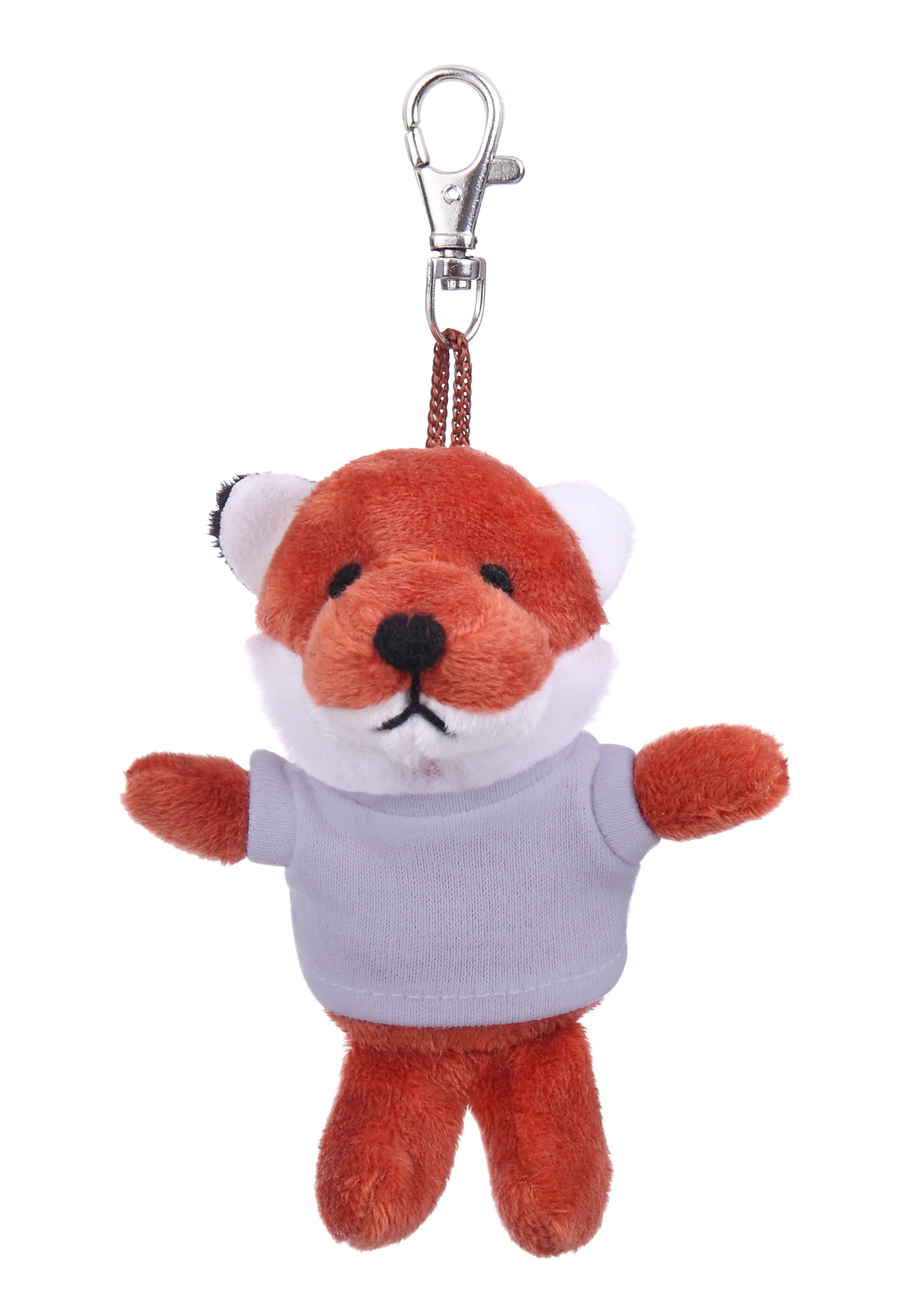 Soft Plush Fox Keychain with Tee 24