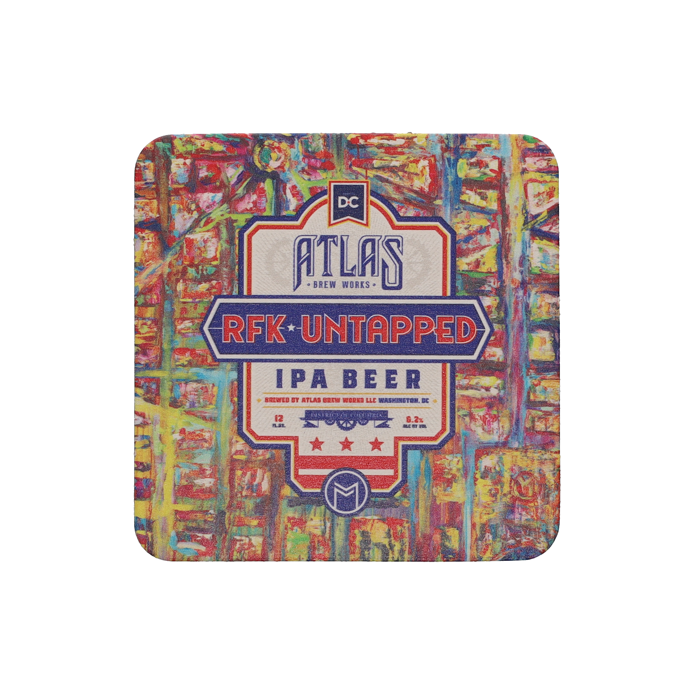 Coaster Pulpboard 35 pt 4.000" Round Digital Print 8