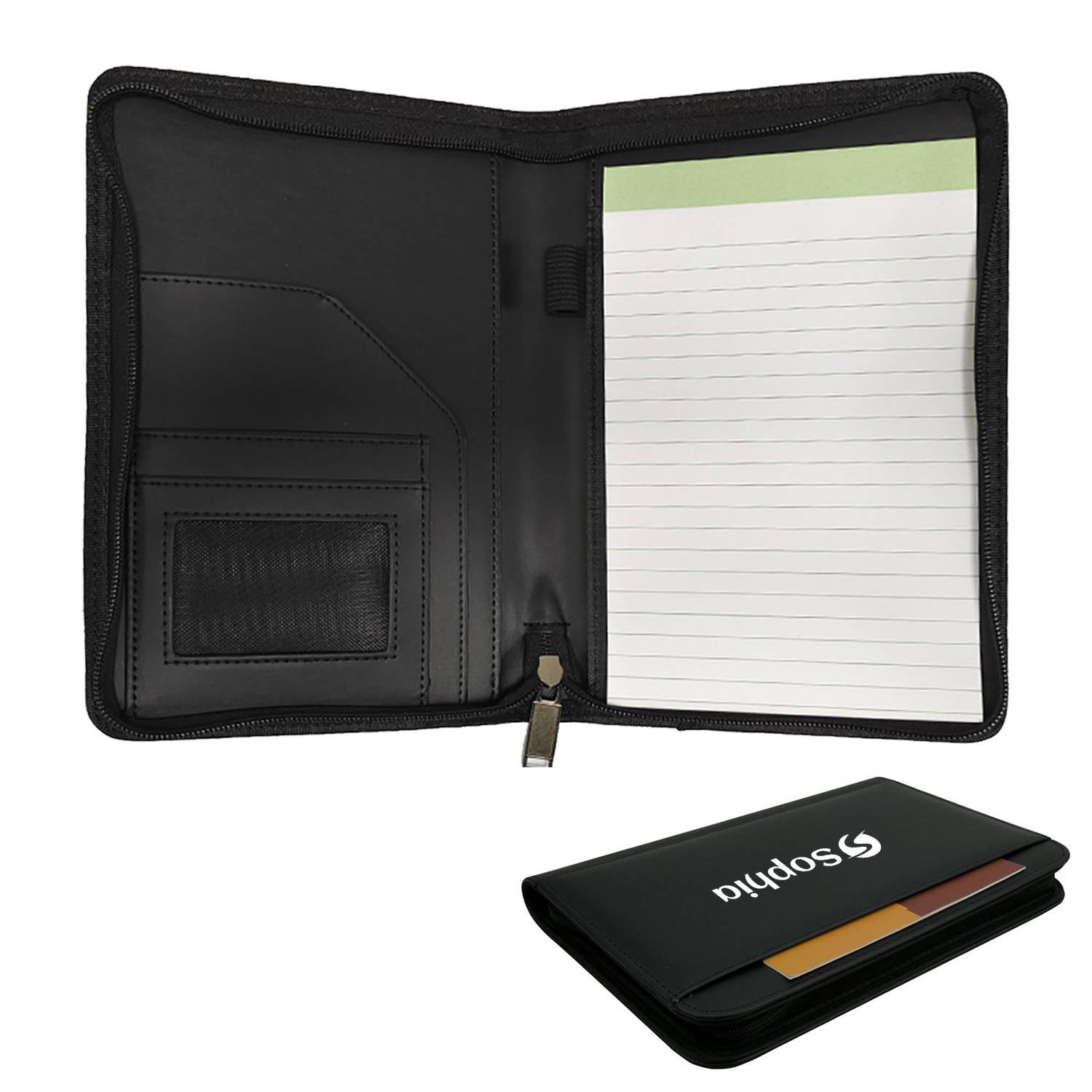 Zippered Padfolio Organizer
