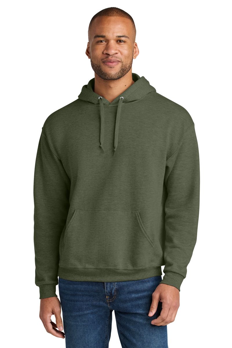 worldwide_です Jerzees Ultimate Unisex CVC Ring Spun Hooded Sweatshirt