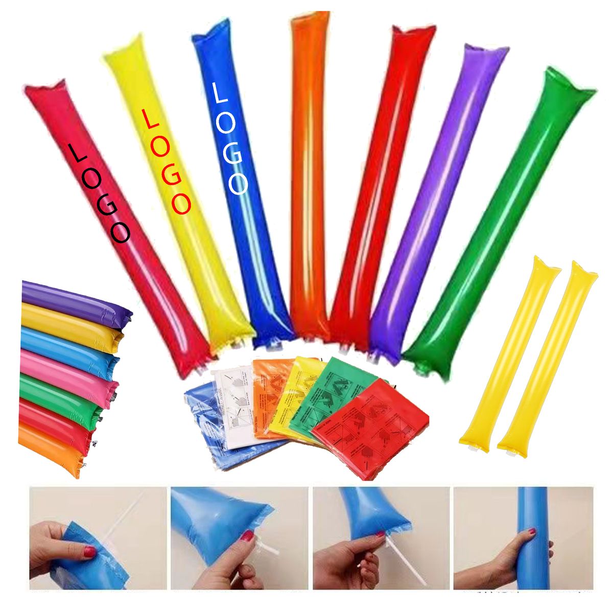 Lightweight Plastic Cheerleading Sticks 4