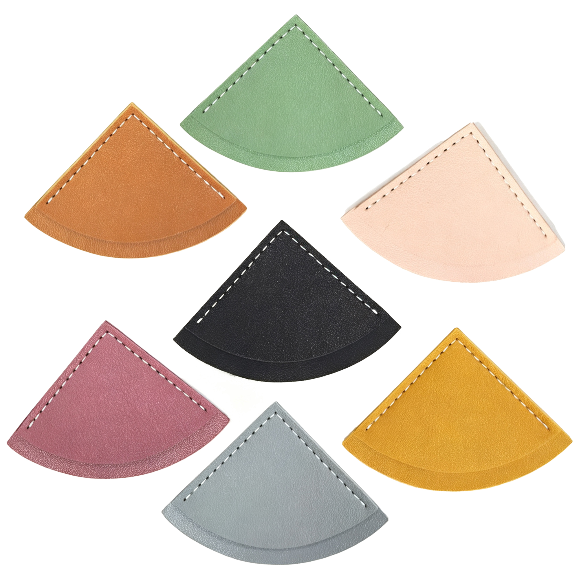 MOQ 30 Piece PU Corner Bookmark 4