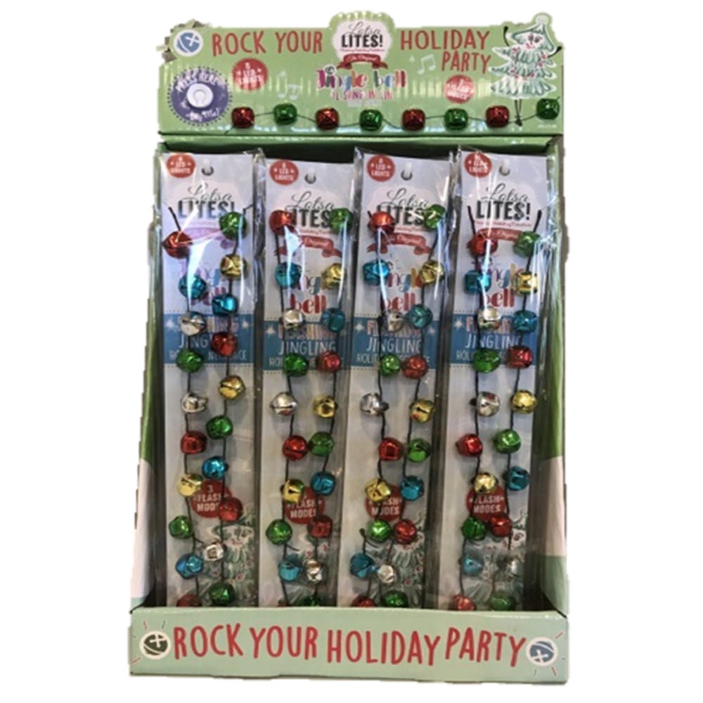 Lotsa Lites! Jingle Bell Flashing Necklaces 3