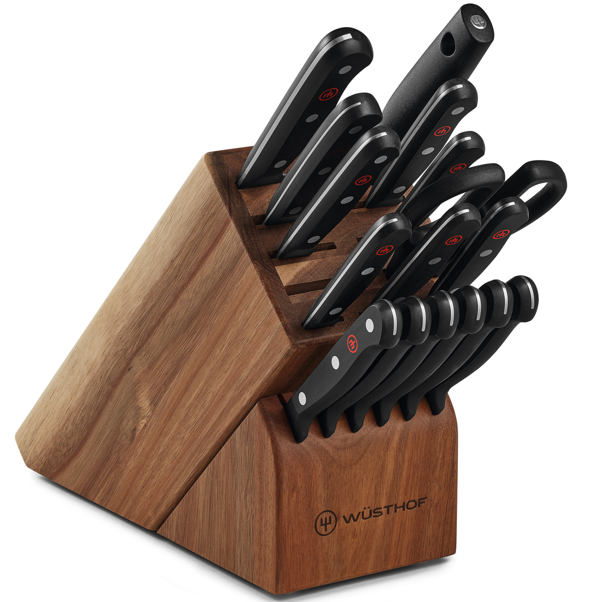 Wusthof Gourmet 16Piece Knife Block Set 1095071607 Beacon Premium