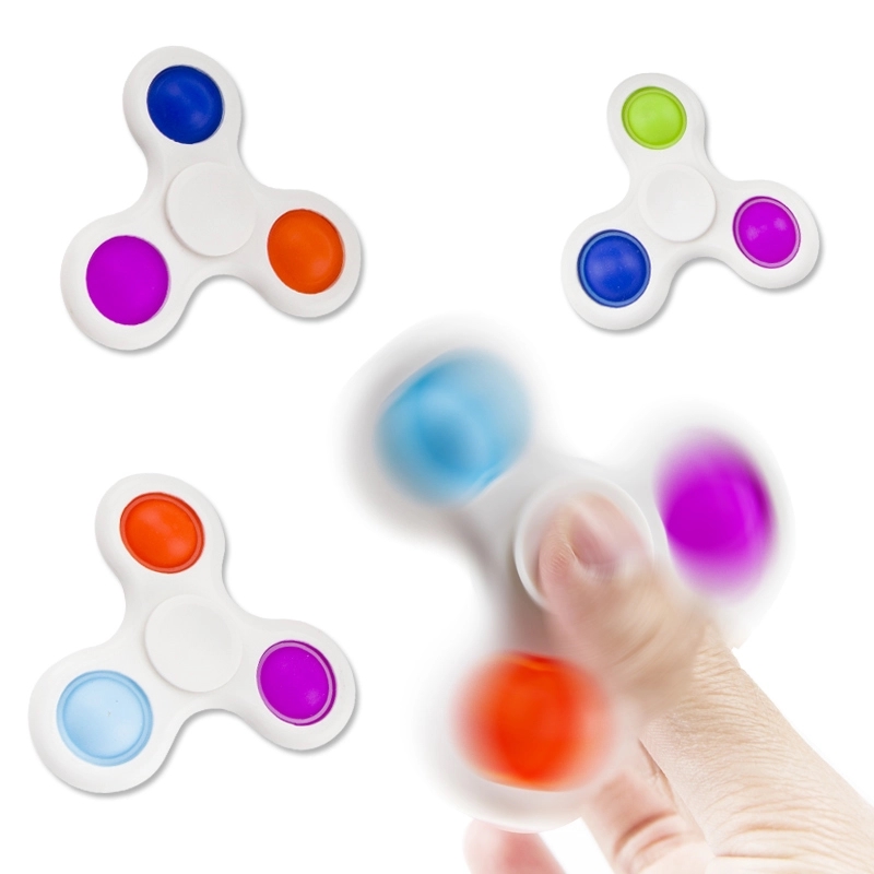 Light Up White Fidget Spinner