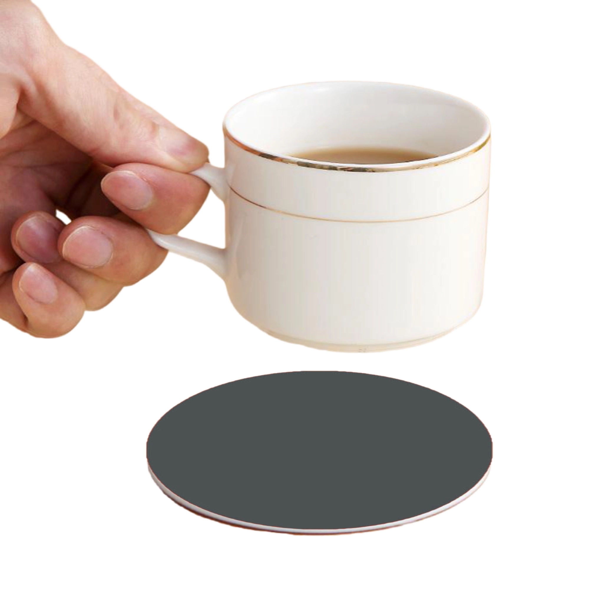 MOQ 50 Full Color PVC Round Coasters 27