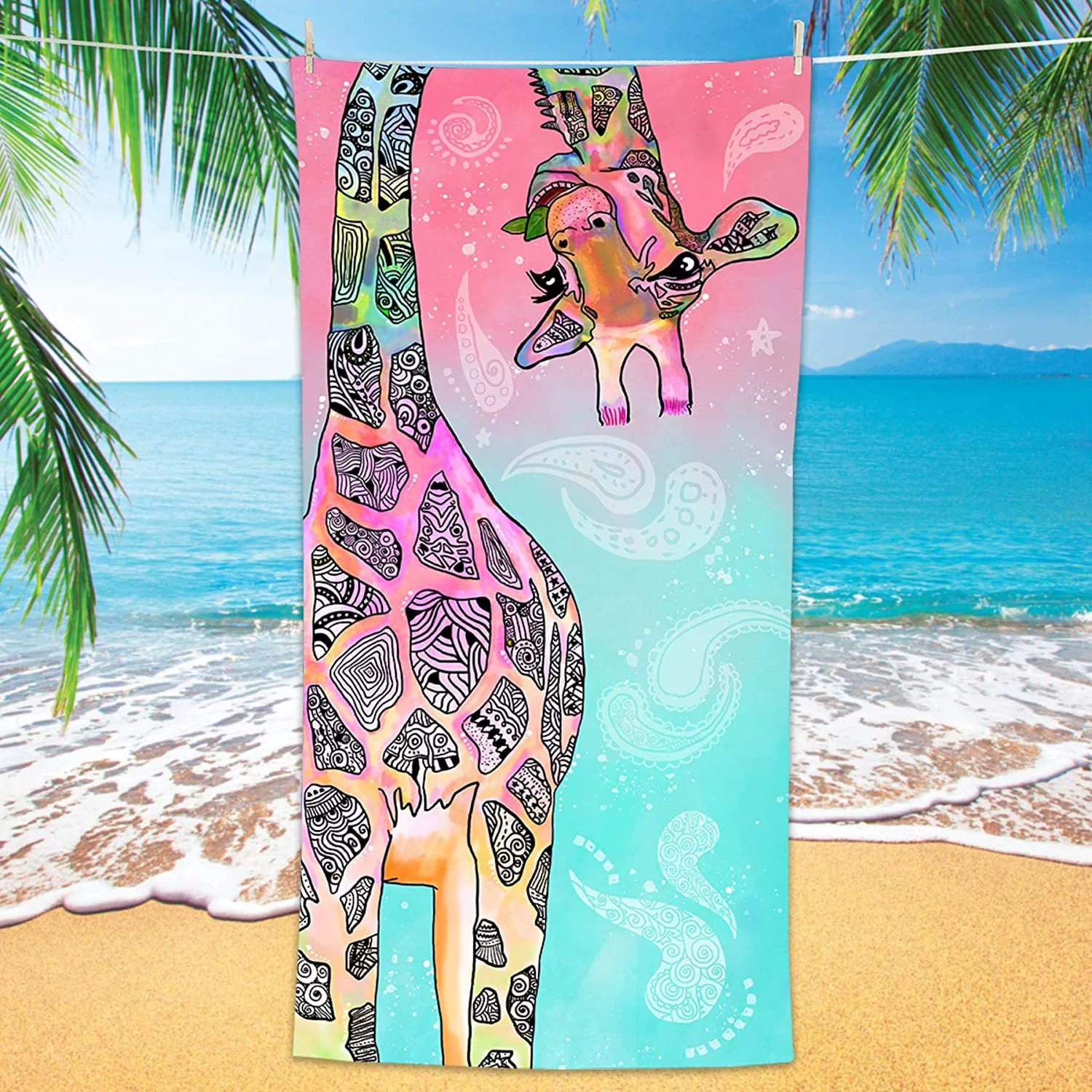 Microfiber beach towel