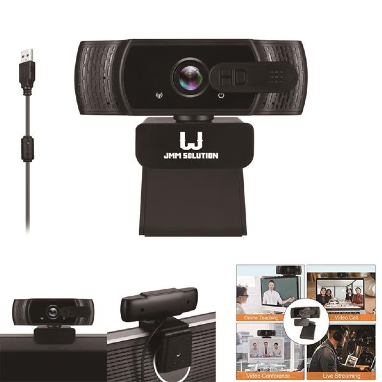 Webcam With Microphone and Privacy Cover