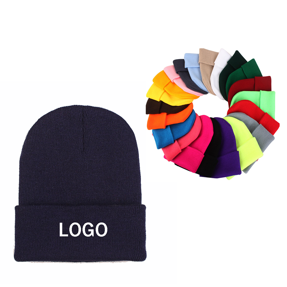 Knit Adult Beanie With Cuff