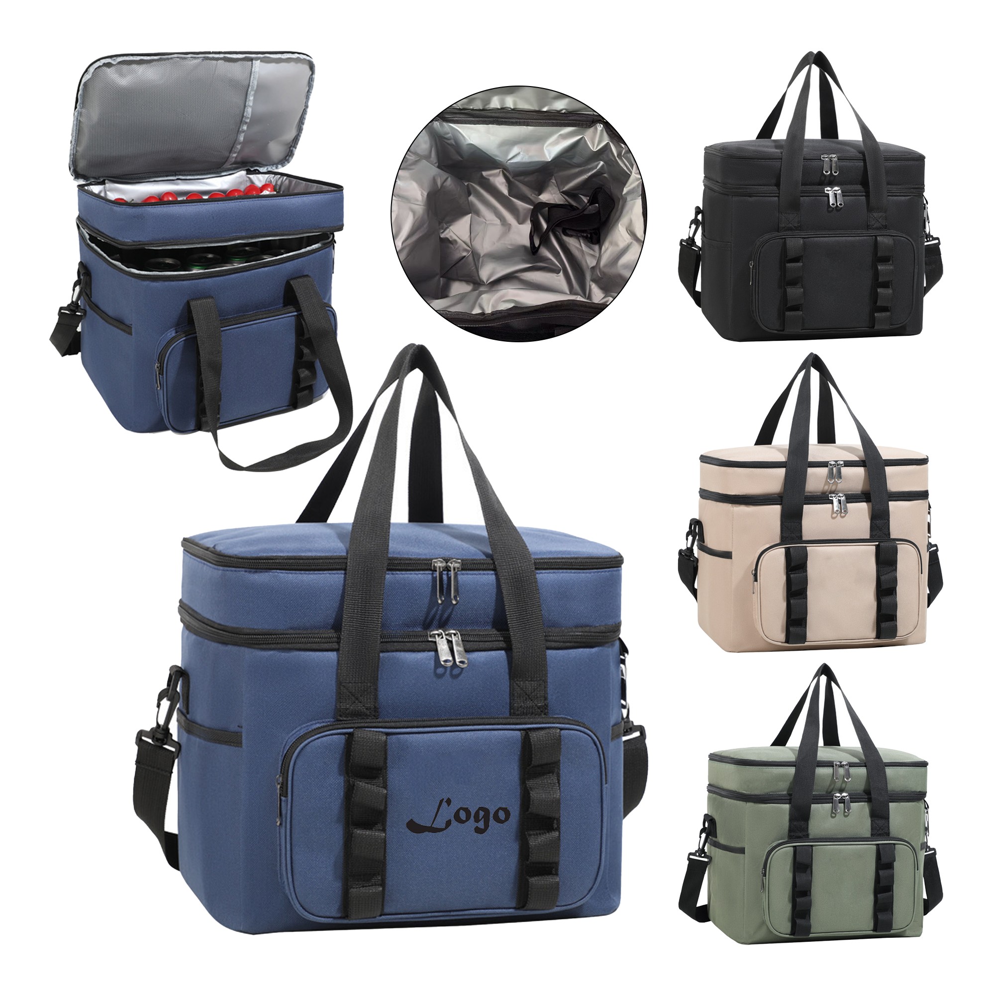 38 Cans Portable Car Food Warmer Cooler Picnic Bags
