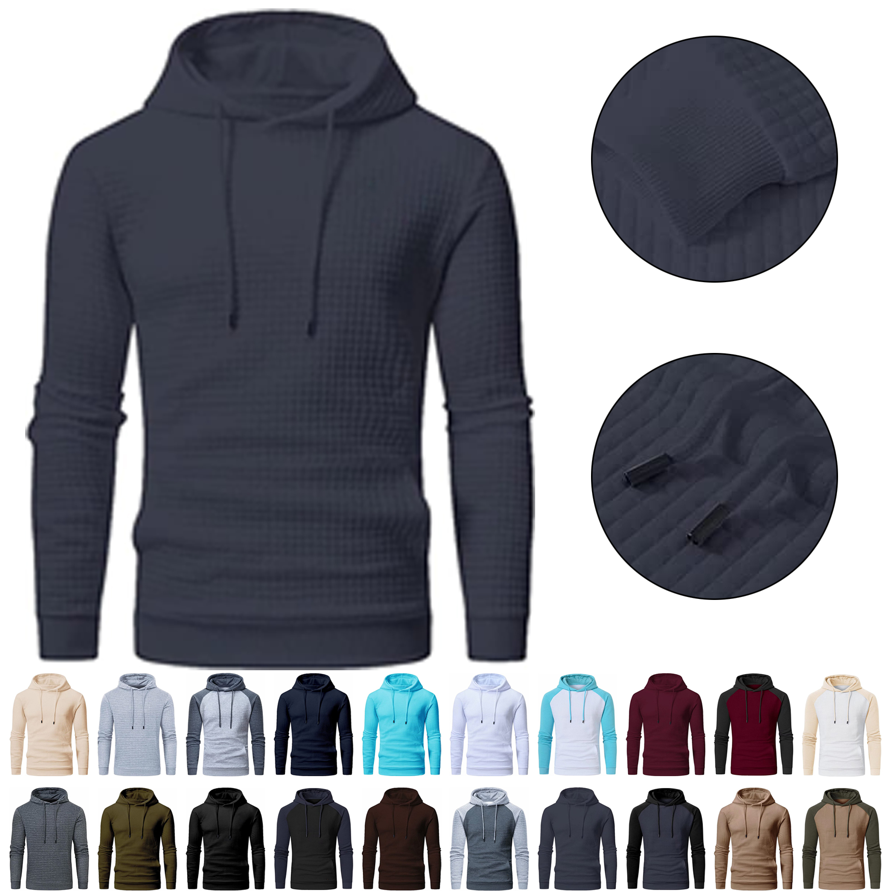 Men's Pullover Hoodies, custom hoodie or sweatshirt with logo imprint 4