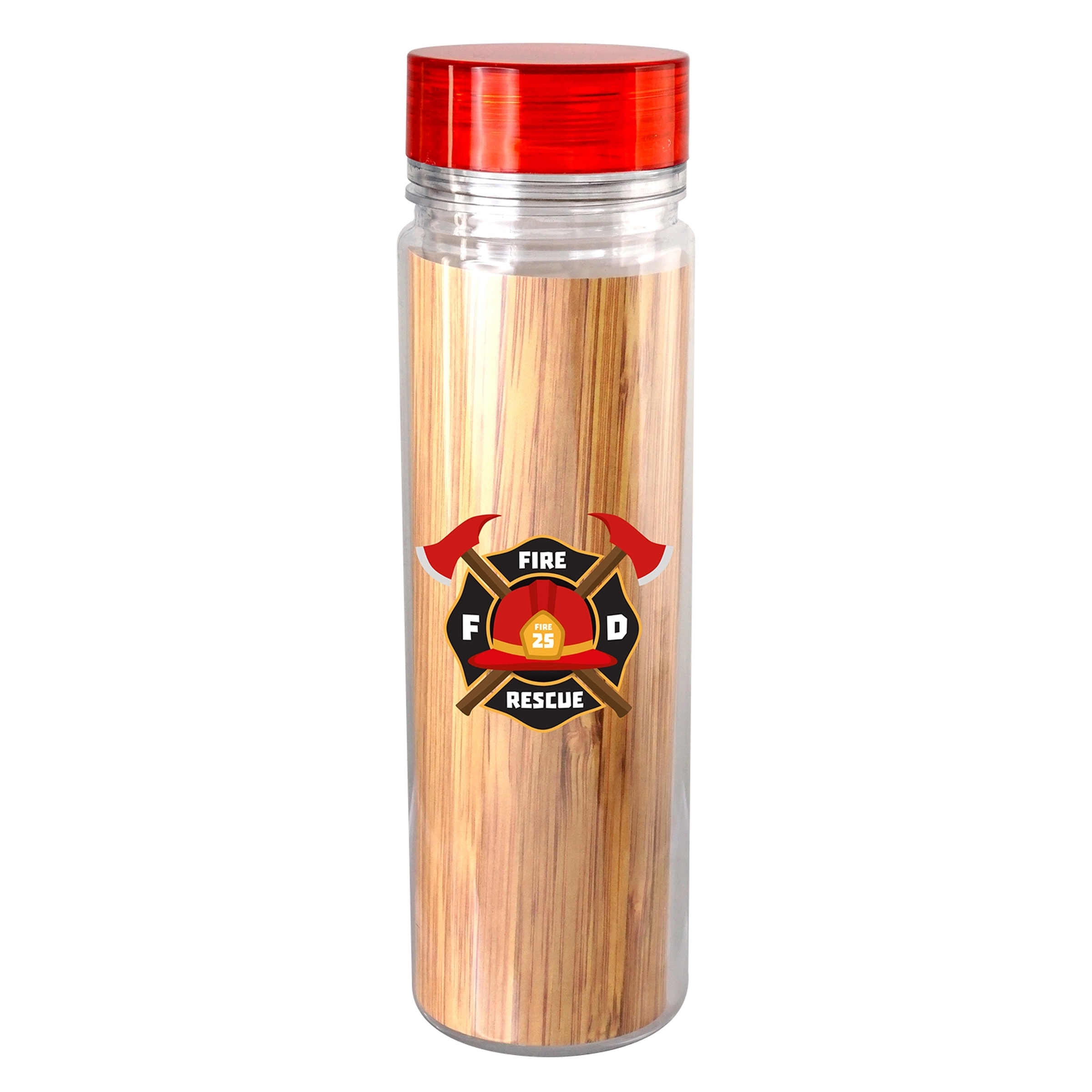 Clear View 18 oz. Full Color Bamboo Pattern Bottle 4